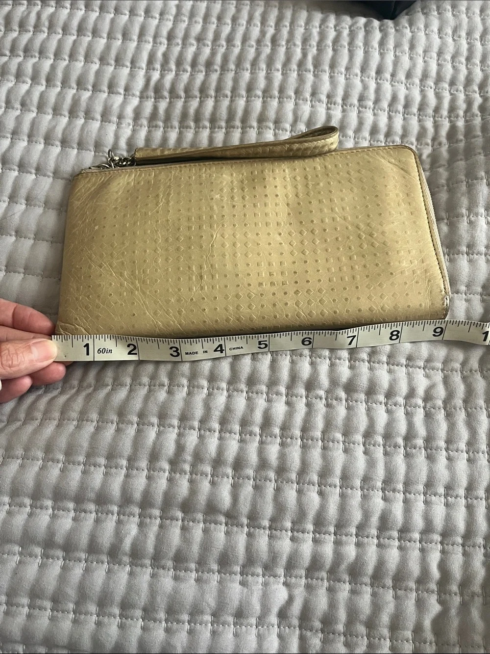 Gold Wristlet Clutch Wallet - Women's Accessory